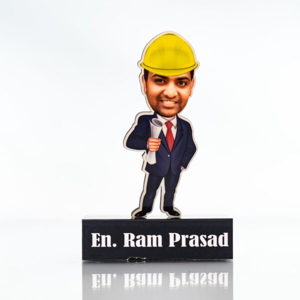 Architect's Caricature Keepsake - Perfect Gift for Engineers