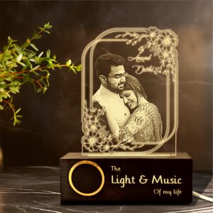 Precious Memories – Engraved Acrylic Photo Lamp