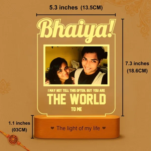 Shine On, Bhaiya - A Photo Gift For Brother