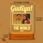 Gudiya: Personalized Sister's Photo Lamp