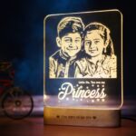 Princess Photo Lamp - Personalized Gift for Sister