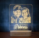 Princess Photo Lamp - Personalized Gift for Sister