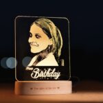 B'day Bliss Photo Lamp - Personalized Gift For Birthdays