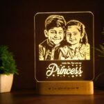 Princess Photo Lamp - Personalized Gift for Sister