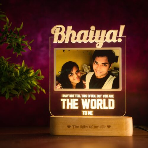 Shine On, Bhaiya - A Photo Gift For Brother