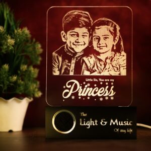 Princess Photo Lamp - Personalized Gift for Sister