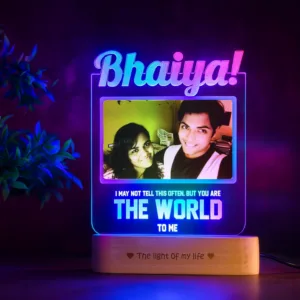 Shine On, Bhaiya - A Photo Gift For Brother