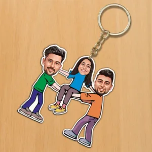 Khushiyo Ki Sawari Caricature: Rakhi Gift for Two Brothers and One Sister