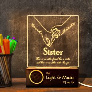 Sisterlove lamp - Birthday gift for sisters