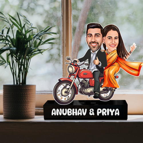 Ride of Love: Personalized New Couple Gift for Bike Lovers