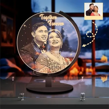 Personalized Anniversary Gift Lamp