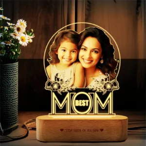 Best MOM – Personalized Acrylic Photo Lamp