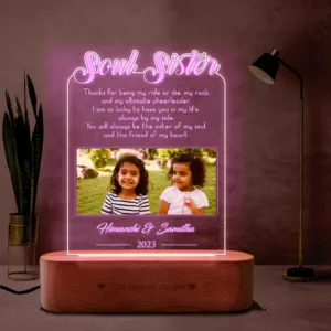 Soul sisters lamp - Gift for sister